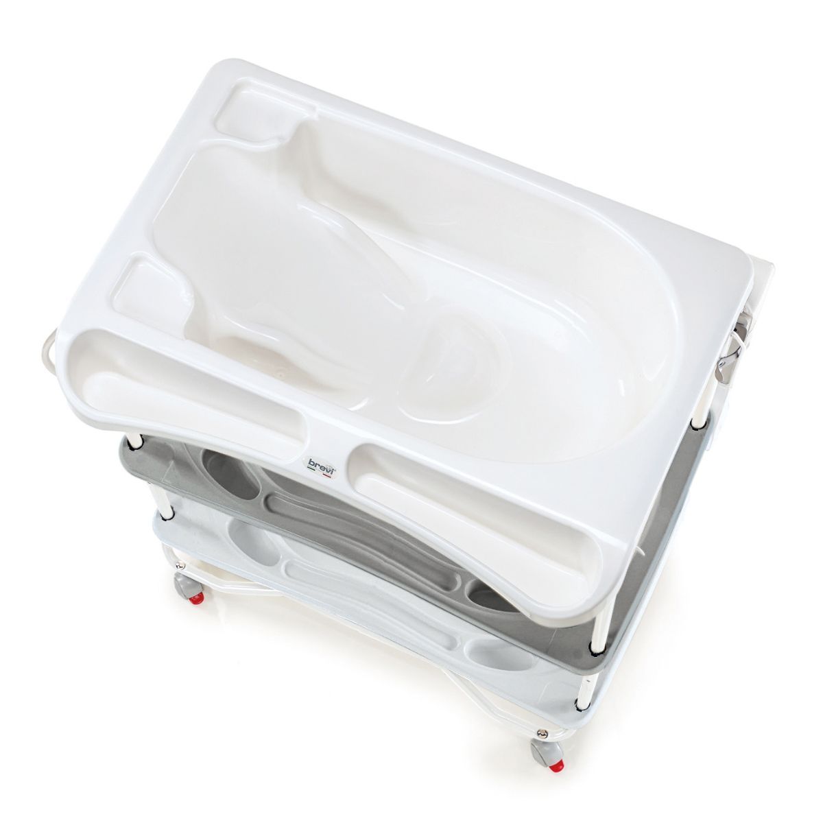 BREVI ATLANTIS Table à langer - lapinou perle