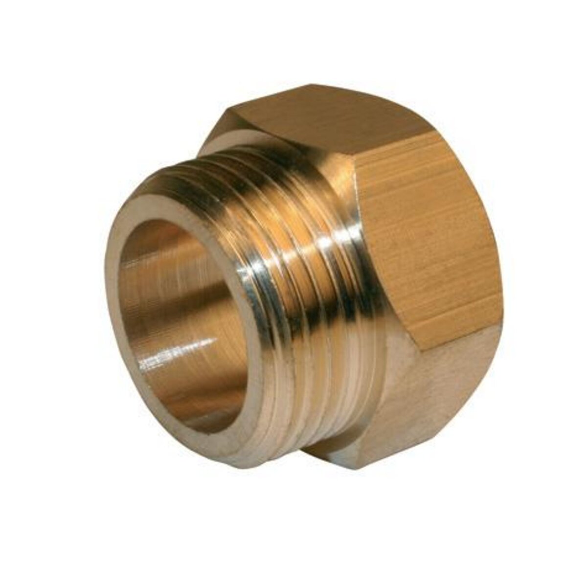 CENTRALE BRICO Mamelon à visser laiton F 26 x 34 pour tube en cuivre