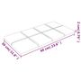 Voir la diapositive 6 : VIDAXL Panneaux muraux 12 pcs Rouge bordeaux 60x30 cm Velours 2,16 m^2
