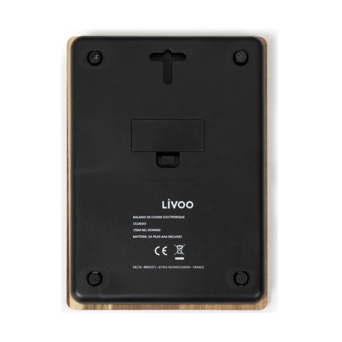 LIVOO Balance de cuisine électronique 5kg - DOM492