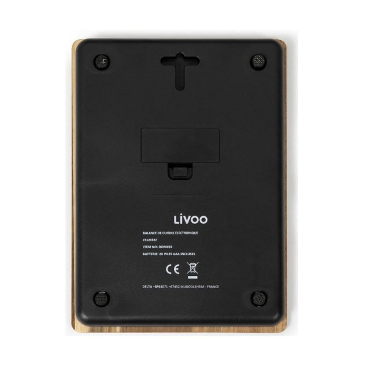 LIVOO Balance de cuisine électronique 5kg - DOM492