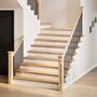 Voir la diapositive 1 : VIDAXL Marches d'escalier 4pcs non traite 110x30x2cm bois chene massif