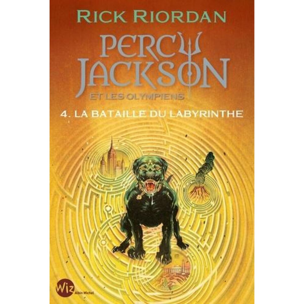  PERCY JACKSON ET LES OLYMPIENS TOME 4 : LA BATAILLE DU LABYRINTHE, Riordan Rick
