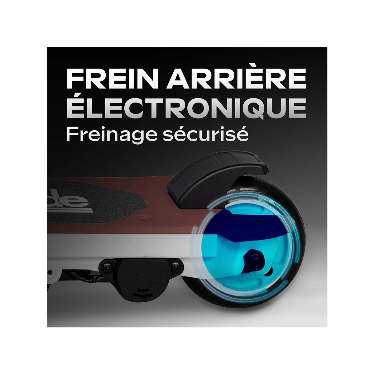 URBANGLIDE Trottinette Électrique Enfant Ride 55 Rouge - 30W, 10 km/h, 12V/5Ah, 40 min