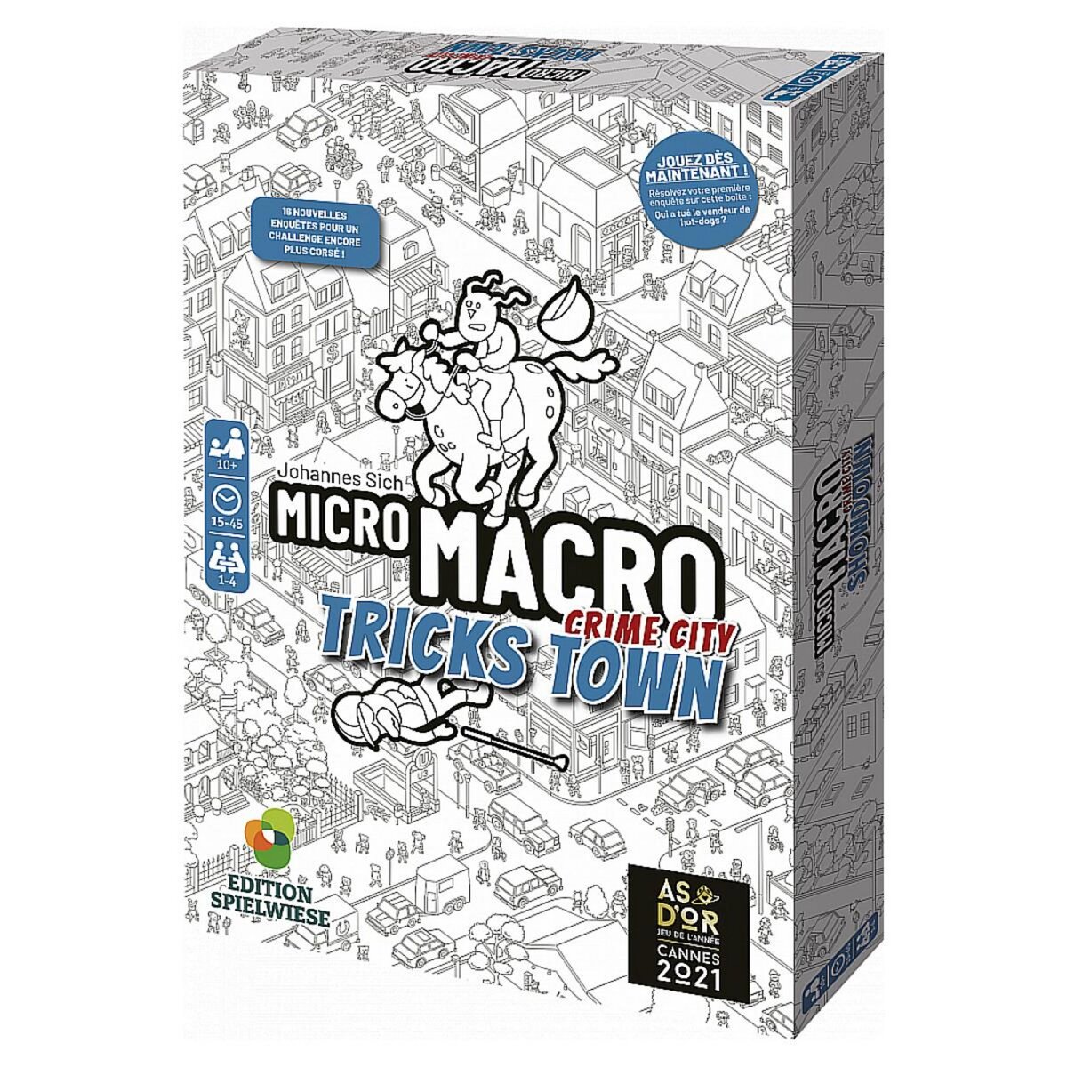Blackrock Editions Micro macro Crime City 3 Tricks Town