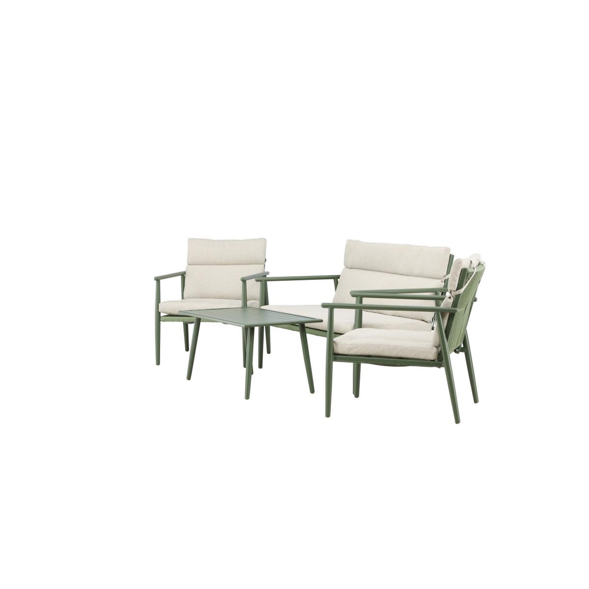 Voir la diapositive 3 : Paris Prix Salon de jardin 4 places  mazzaro  120cm vert