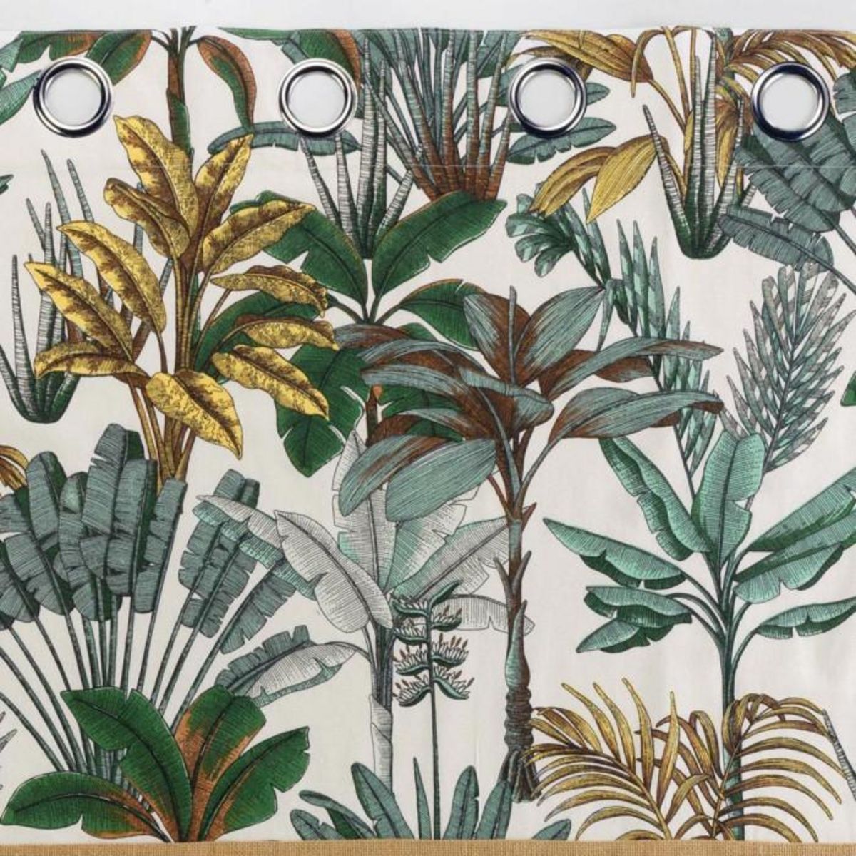 Paris Prix Rideau à Œillets  Balinesia  140x240cm Naturel