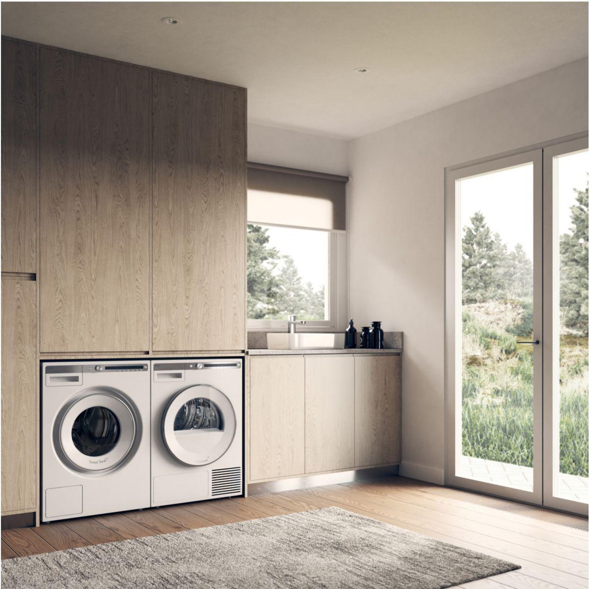 Voir la diapositive 3 : ASKO Lave linge hublot W4096R.W/3