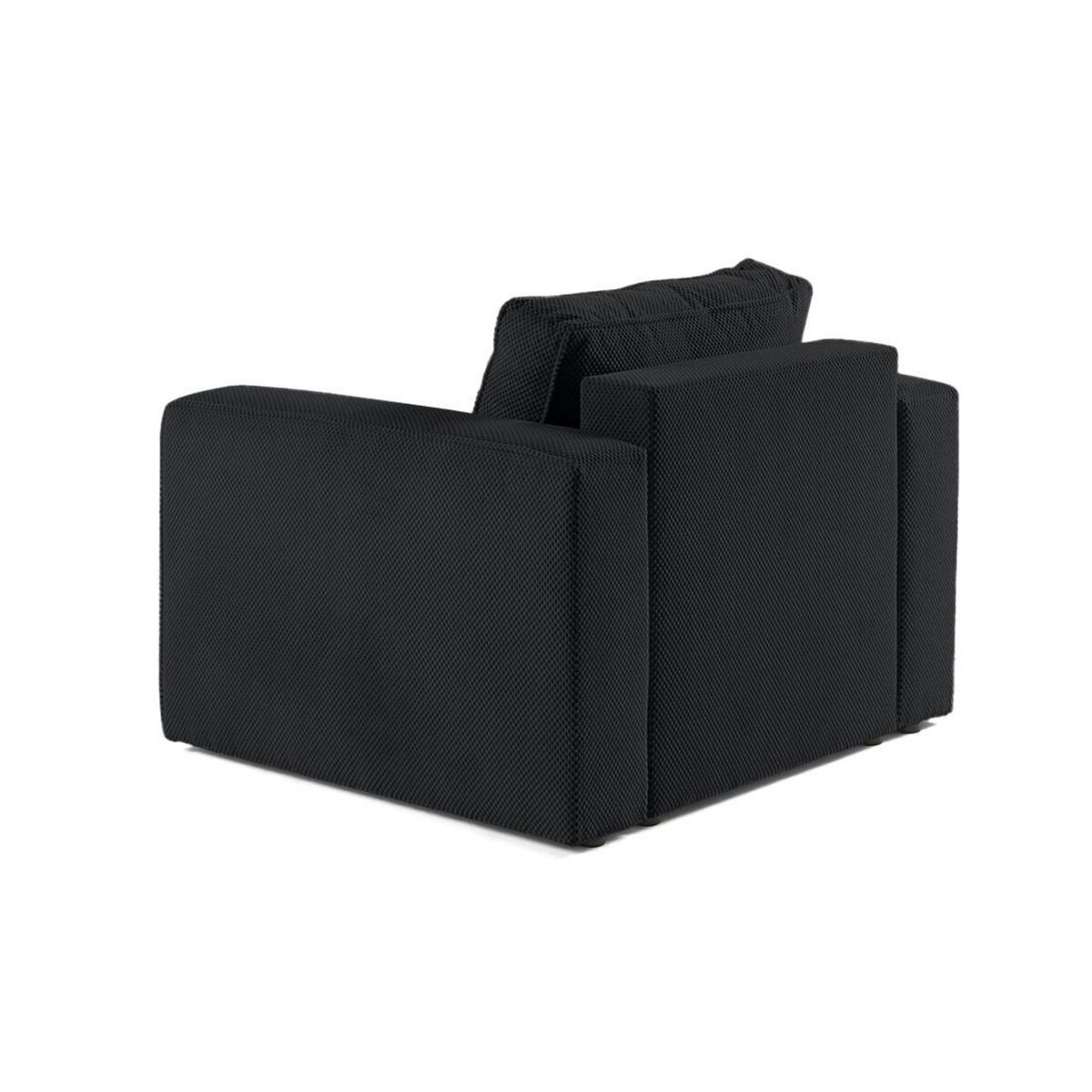 BEST MOBILIER Topaze - fauteuil - en velours texturé