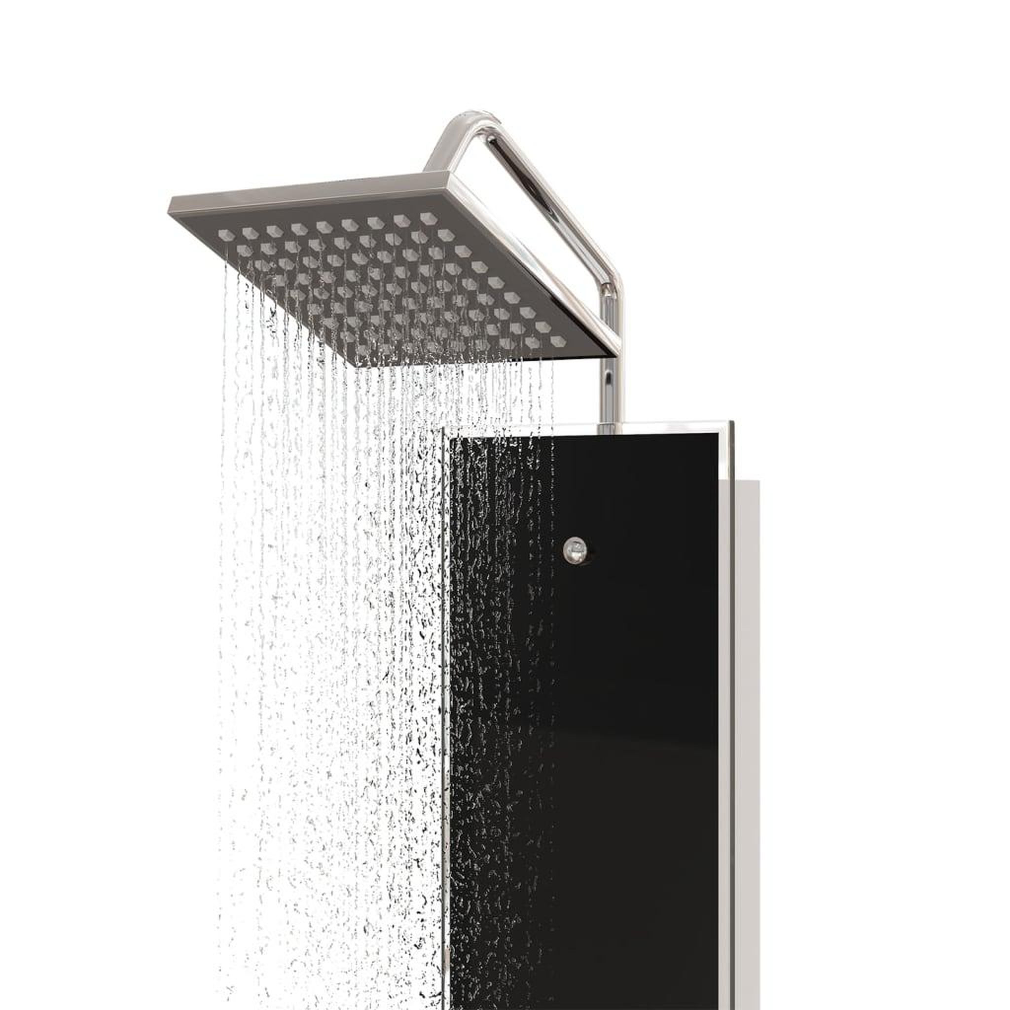 Voir la diapositive 5 : VIDAXL Panneau de douche Verre 18x45,5x130 cm Noir