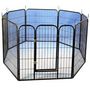 Voir la diapositive 1 : @Pet @Pet Parc modulaire pour chiots Noir 79x81 cm