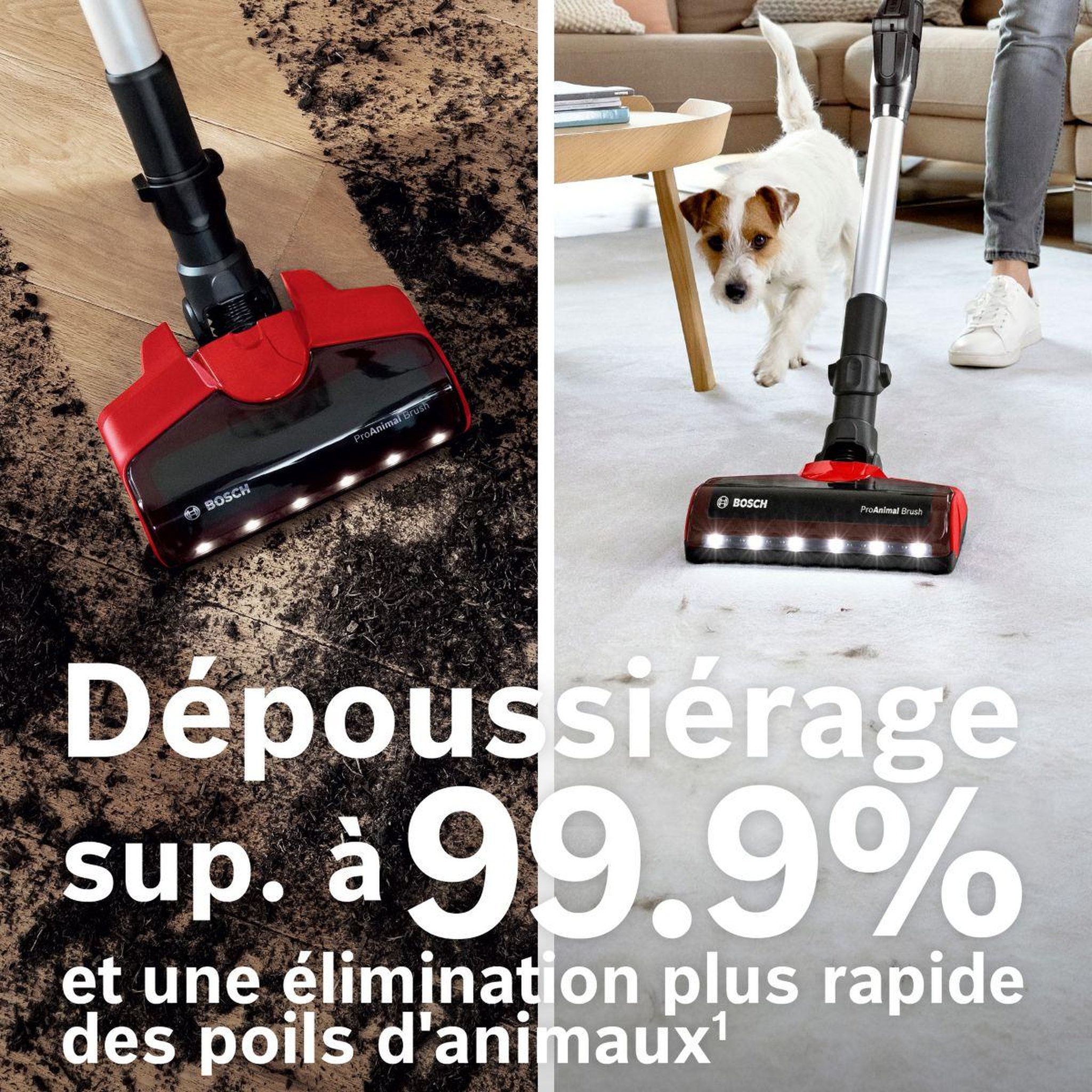 Voir la diapositive 3 : BOSCH Aspirateur balai unlimited proanimal bcs711pet