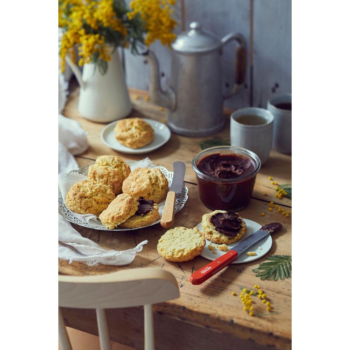 Opinel Couteau à beurre Petit dejeuner Mandarine