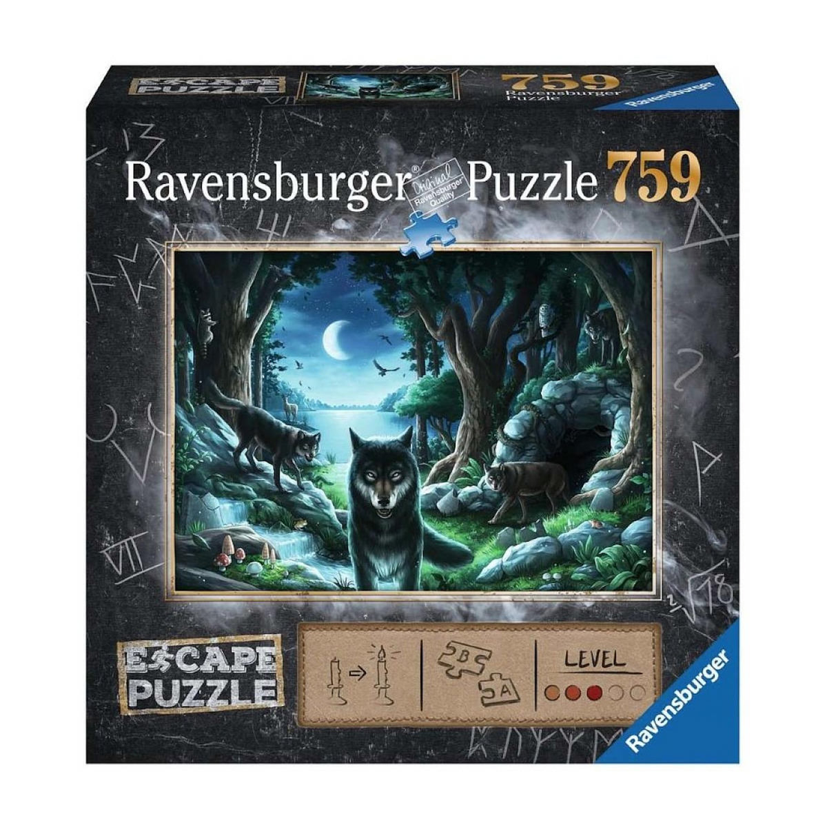RAVENSBURGER Escape puzzle - Histoires de loups