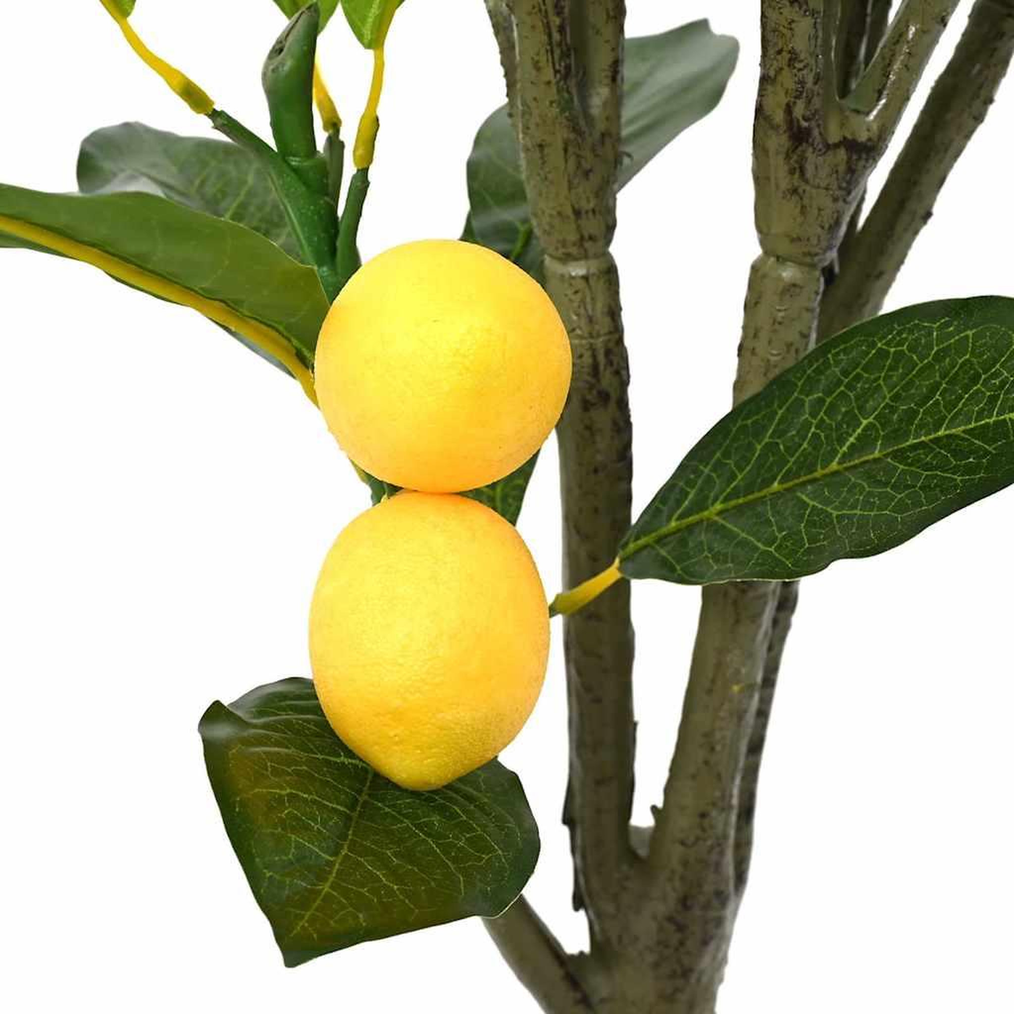 Voir la diapositive 2 : VIDAXL Citronnier artificiel 136 feuilles 120 cm vert
