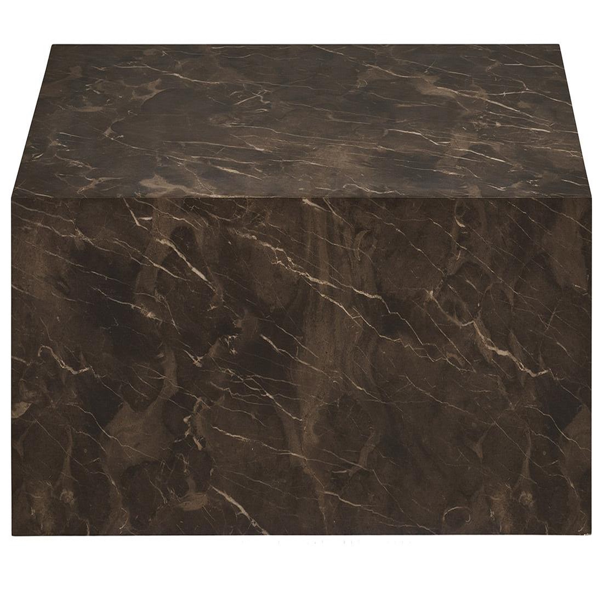 Voir la diapositive 1 : LISA DESIGN Pula - table basse - effet marbre - 80 cm