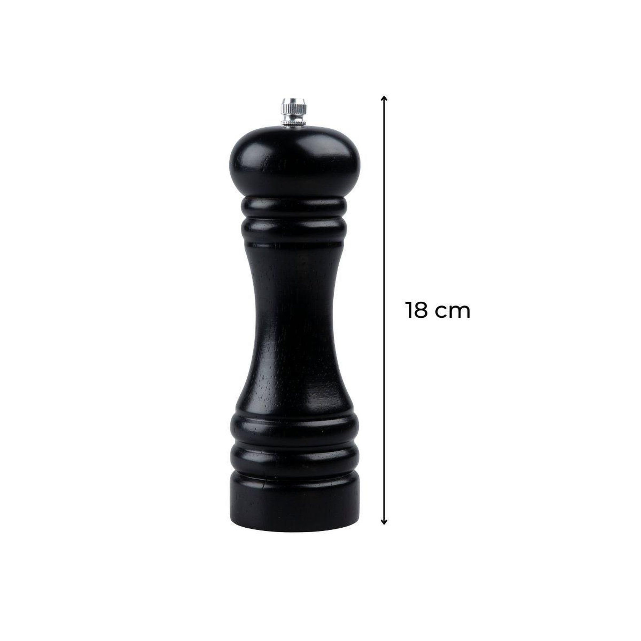 Voir la diapositive 3 : FM PROFESSIONAL Moulin à poivre manuel noir 18 cm fm professional divers