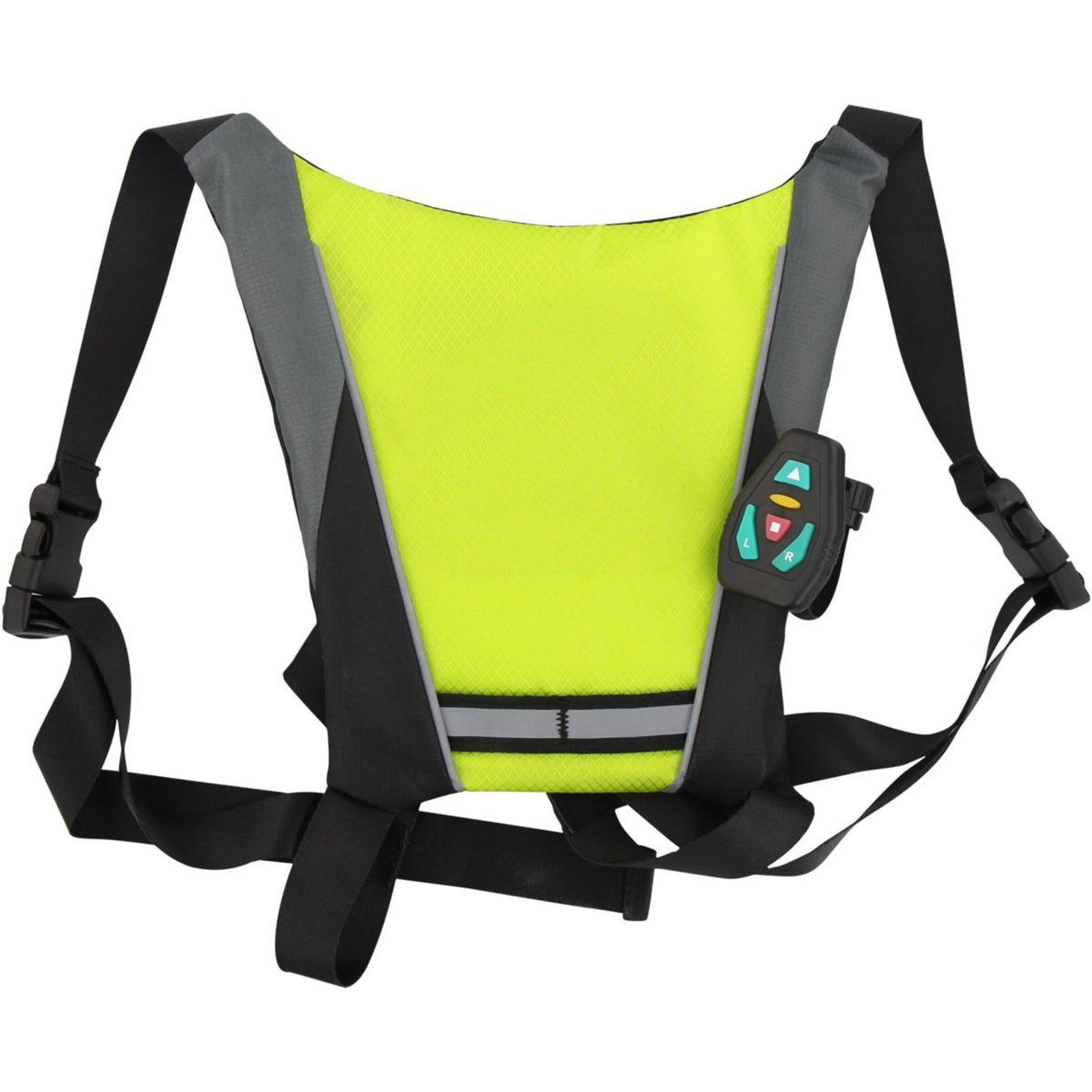 Voir la diapositive 1 : TNB Gilet jaune signal LED + Télécommande