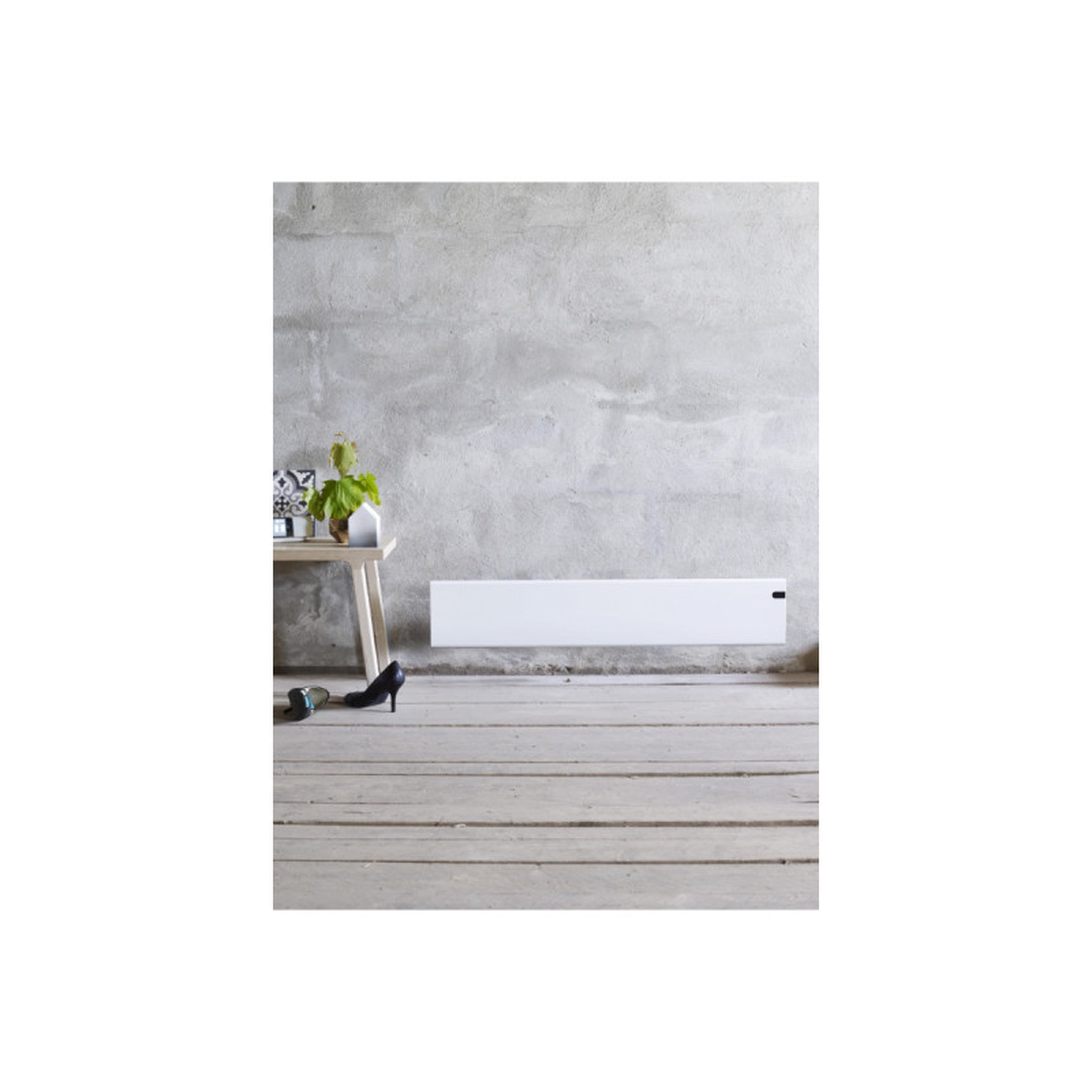 Voir la diapositive 2 :  Radiateur électrique ADAX - Blanc - 800 W - 1050x200x90mm - Neo Basic NL08 KDT
