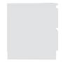 Voir la diapositive 4 : VIDAXL Table de chevet Blanc 50x39x43,5 cm Agglomere