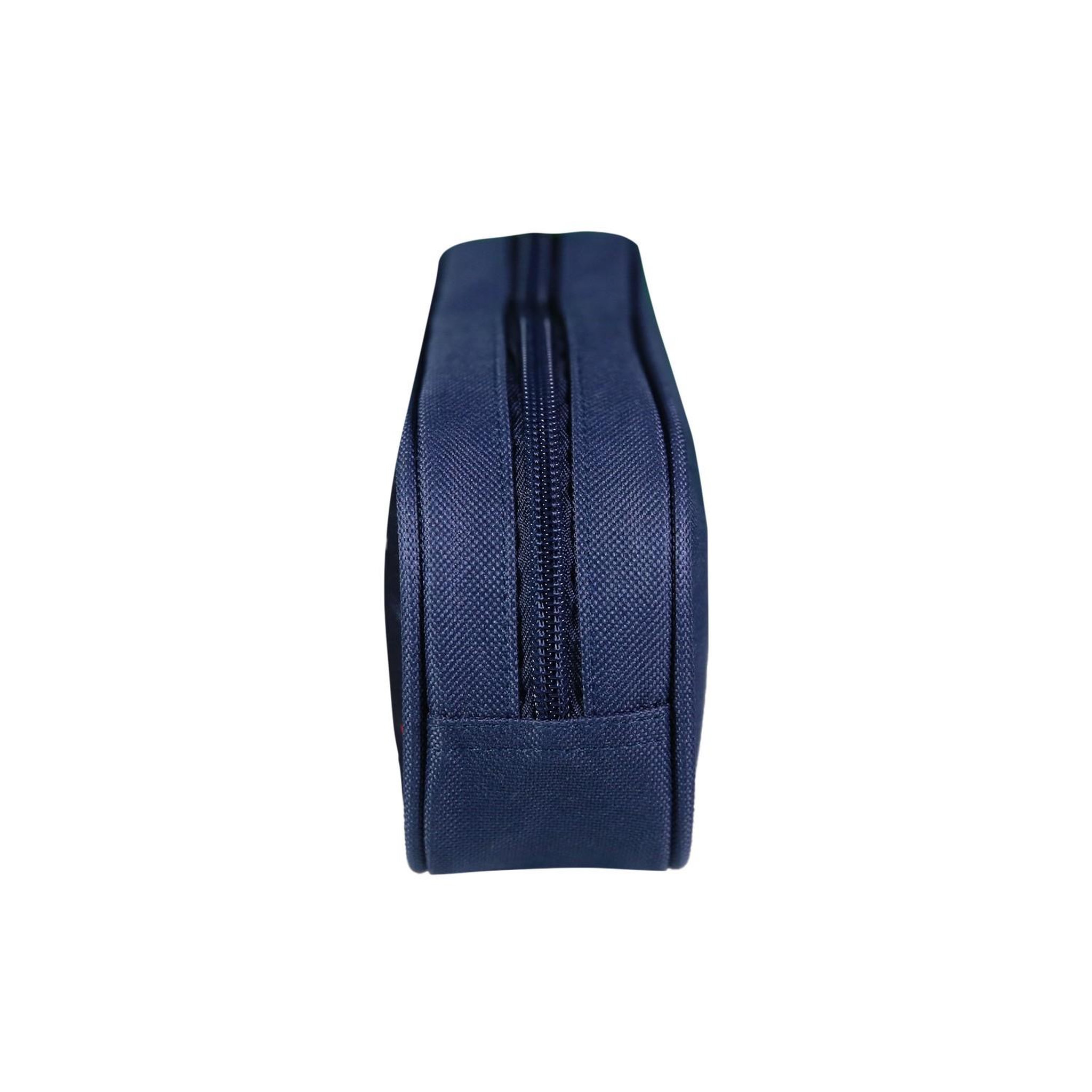 Voir la diapositive 3 : Bagtrotter BAGTROTTER Trousse scolaire rectangulaire Lili Lou Bleu