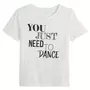 INEXTENSO T-shirt manches courtes blanc dance femme
