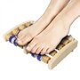 Voir la diapositive 4 : VIVEZEN Rouleau de massage en bois pour pieds - 27 x 18 cm