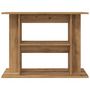Voir la diapositive 4 : VIDAXL Support d aquarium chêne artisanal 80x35x60 cm bois ingénierie
