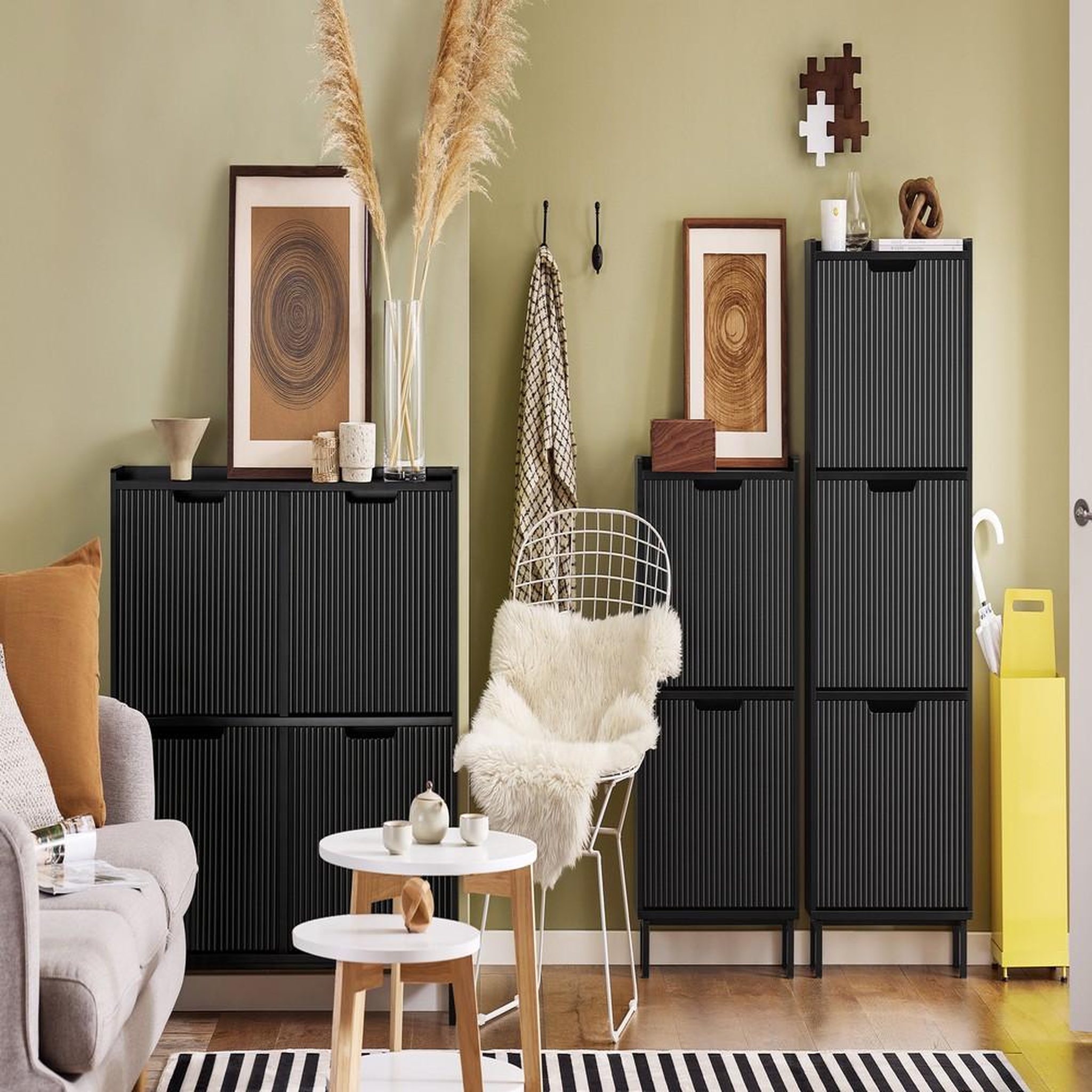 Voir la diapositive 2 : SOBUY SoBuy - Meuble À Chaussures à 3 tiroirs - Moderne - FSR177-H
