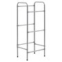 Voir la diapositive 2 : VIDAXL Etagere de rangement pour 3 caisses Argente 50x33x116 cm Acier