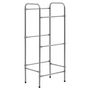 Voir la diapositive 2 : VIDAXL Etagere de rangement pour 3 caisses Argente 50x33x116 cm Acier