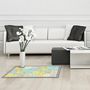 Voir la diapositive 2 : Paris Prix Tapis Rectangle en Vinyle  Alicante  50x100cm Jaune