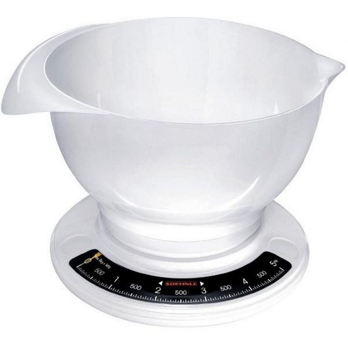 Soehnle Balance de cuisine mécanique 5kg - 50g avec bol - 65054