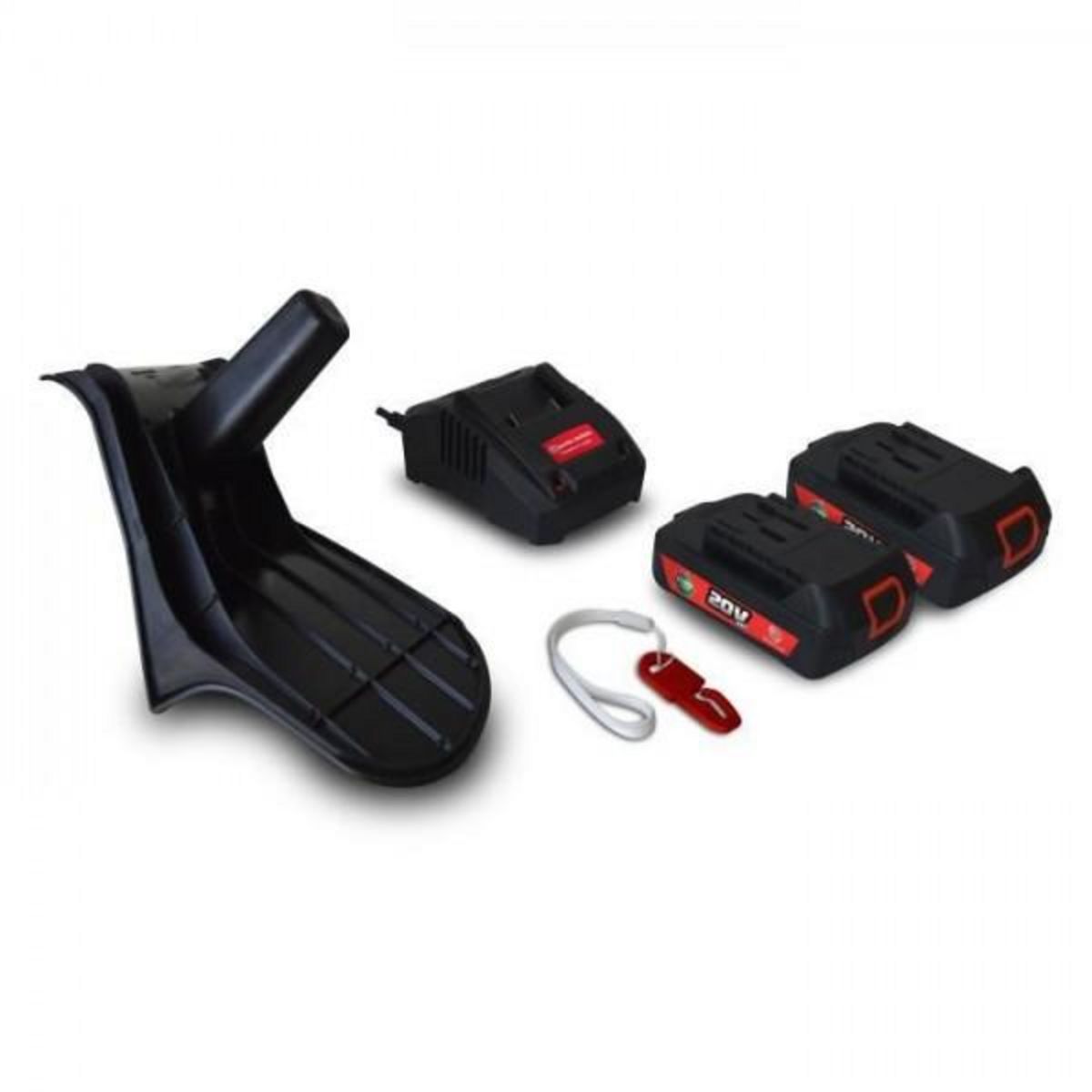 Elem Tondeuse a Gazon   a batterie 37cm 40V (2x 20V 2Ah) - Moteur induction - Fonction mulching- TDE40V37-LI2BF