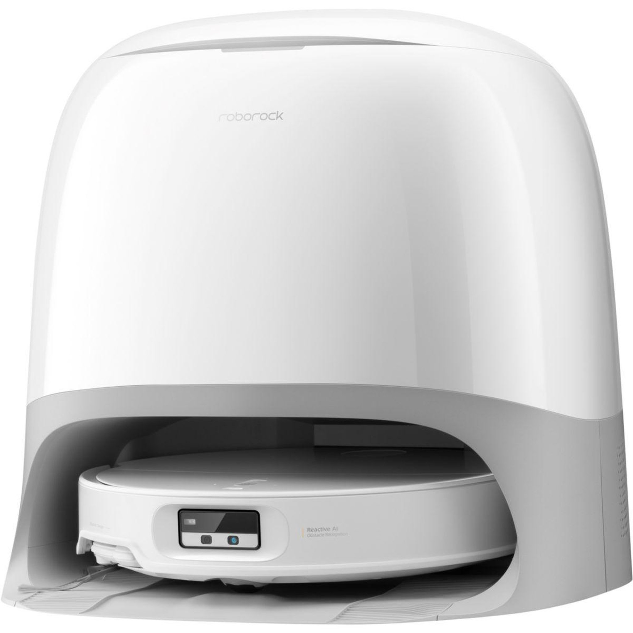 Voir la diapositive 2 : ROBOROCK Robot aspirateur laveur qrevo curv 2 prox blanc