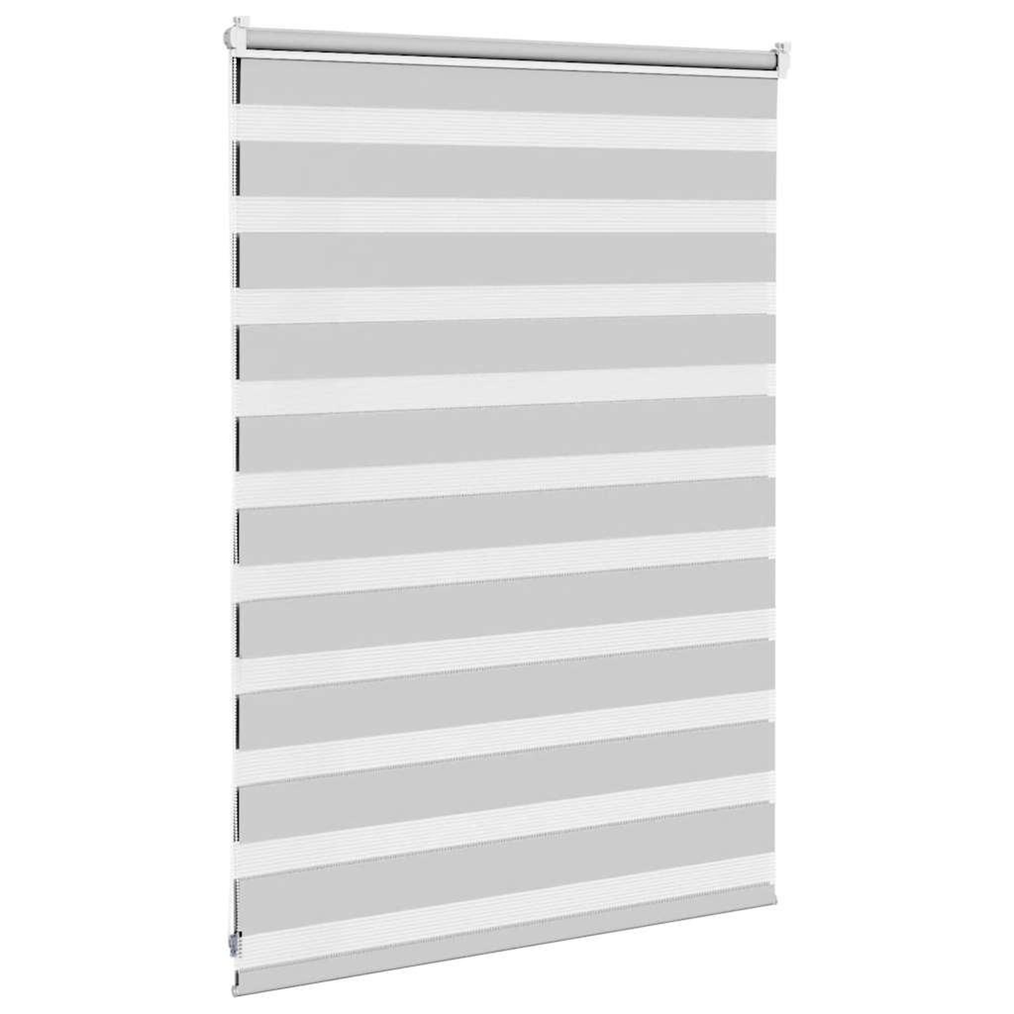 Voir la diapositive 4 : VIDAXL Store zebre gris clair largeur du tissu 105,9 cm polyester