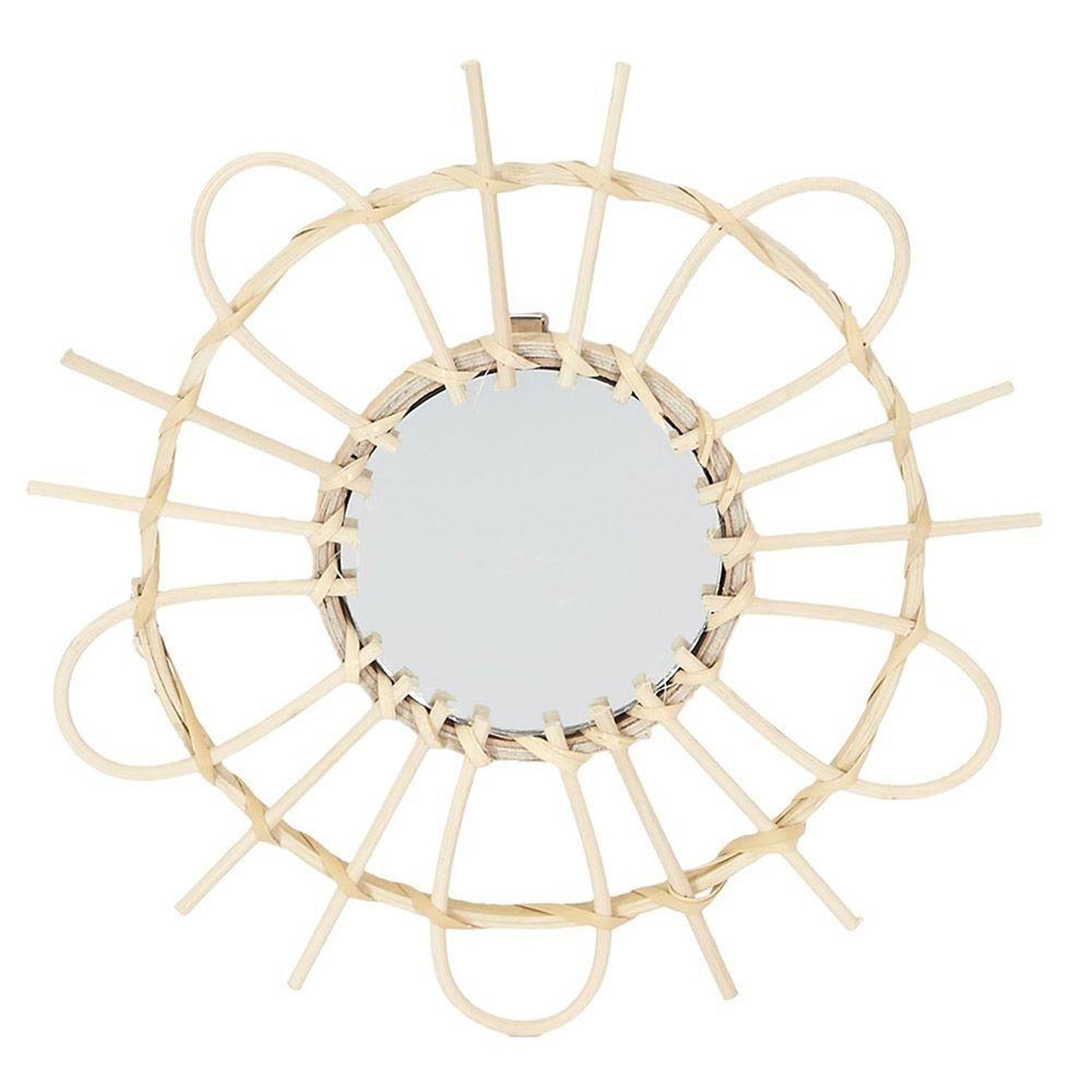 Voir la diapositive 2 : The Home Deco Factory Lot de 3 miroirs rotin D28