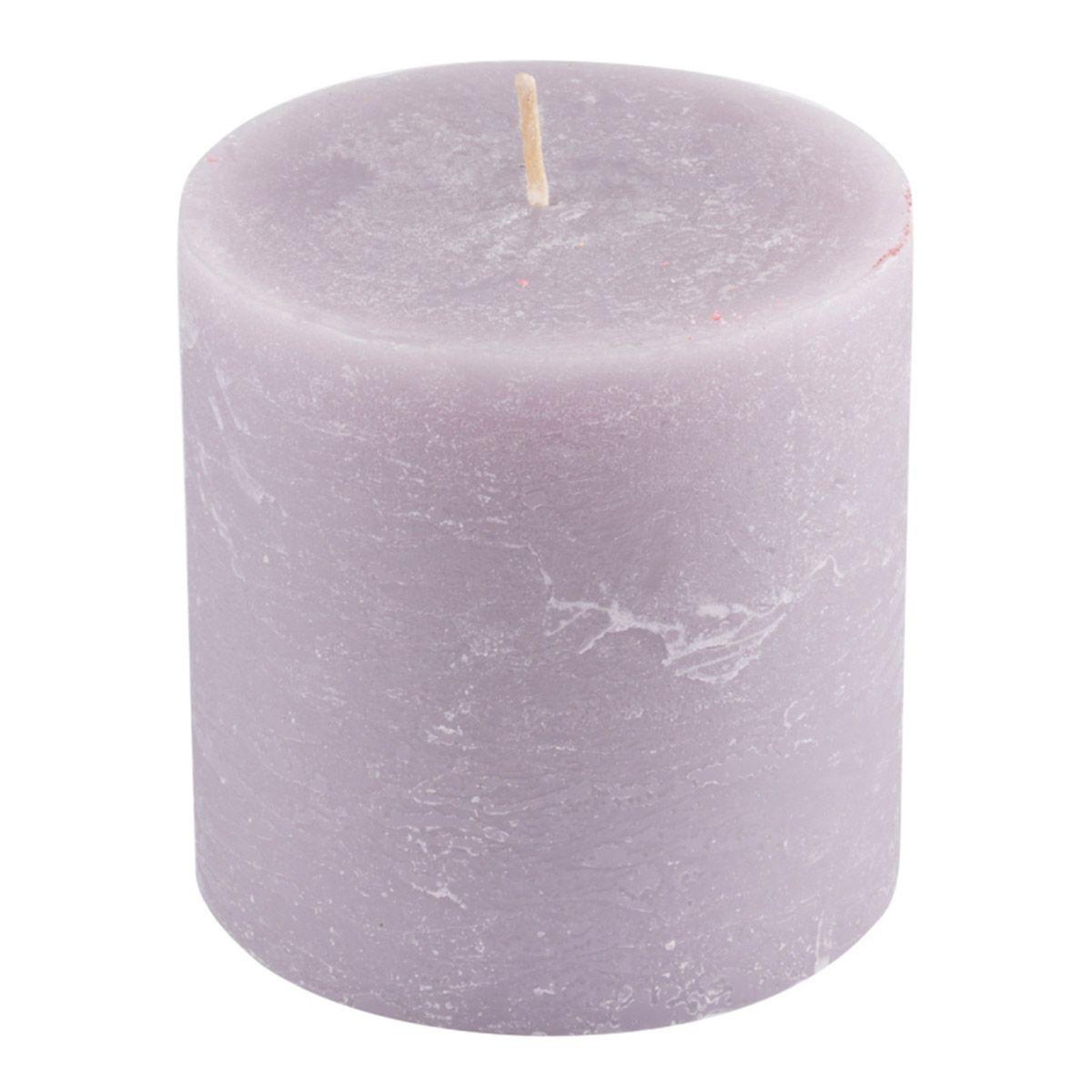 HOMEA Bougie déco  rustique  10cm taupe