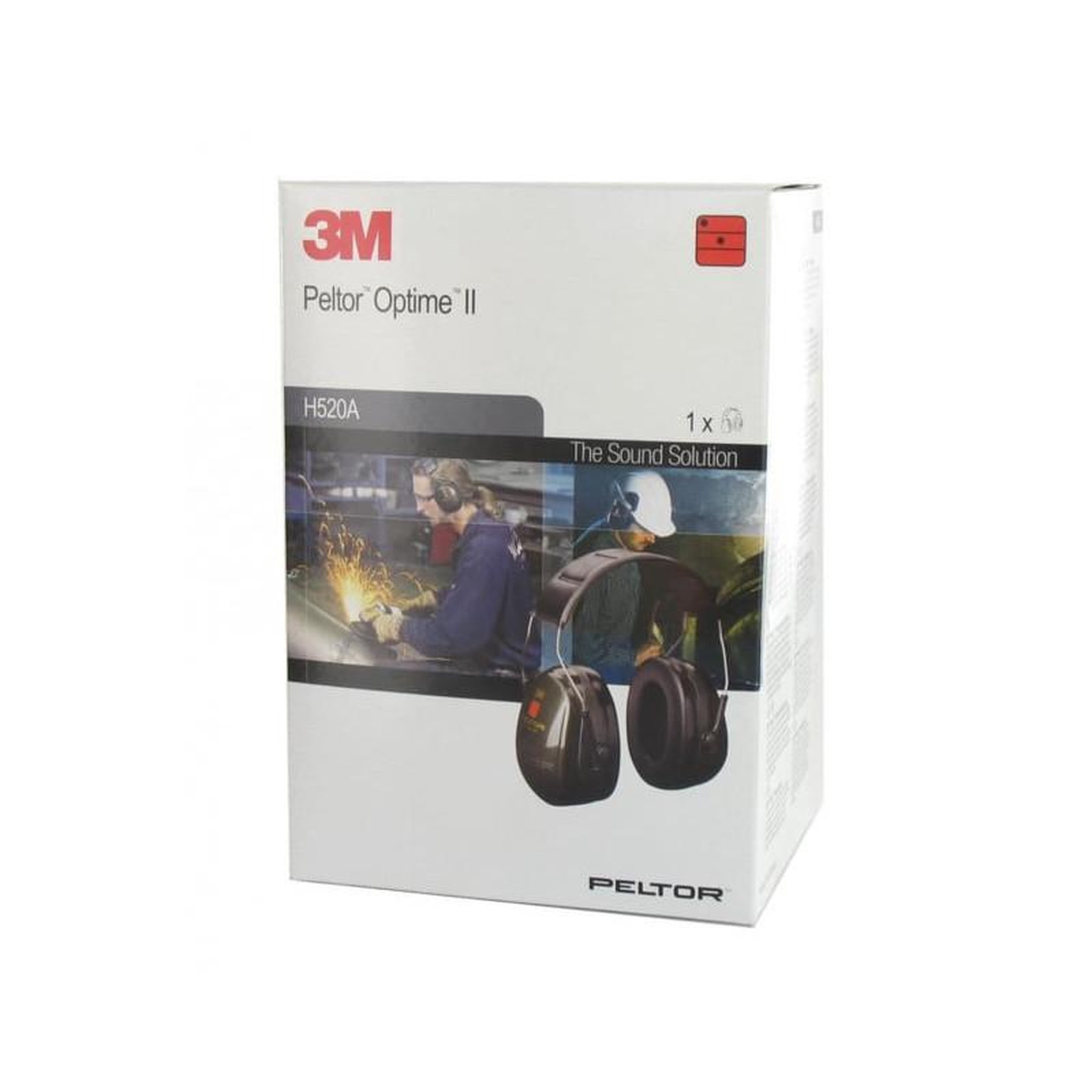 Voir la diapositive 3 : 3M Casque 3m antibruit vert optime 2 peltor h520a