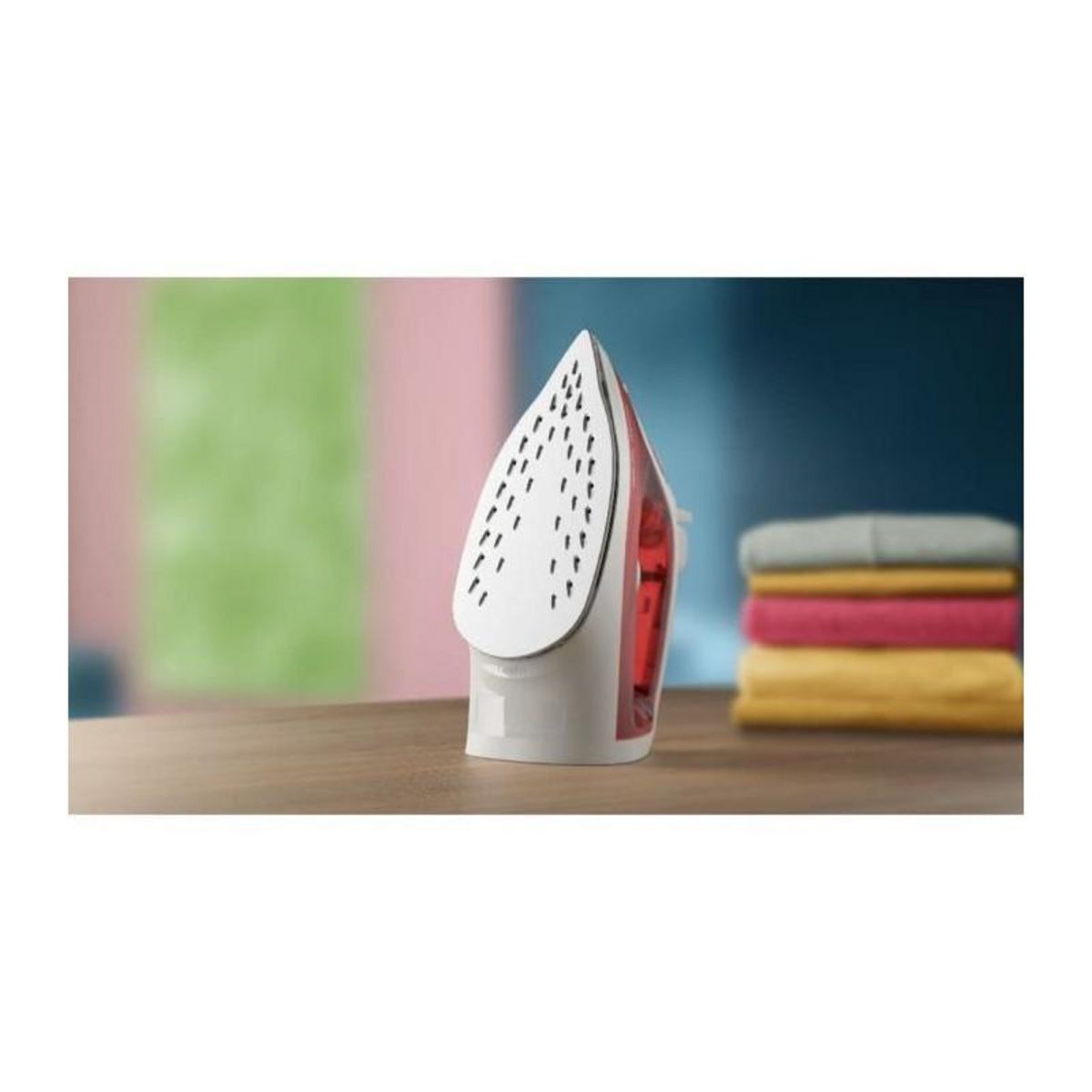 Philips Philips - DST2010/40 Fer a repasser Série 2000 - Débit de vapeur 25 g/min - 2000 W - Rouge