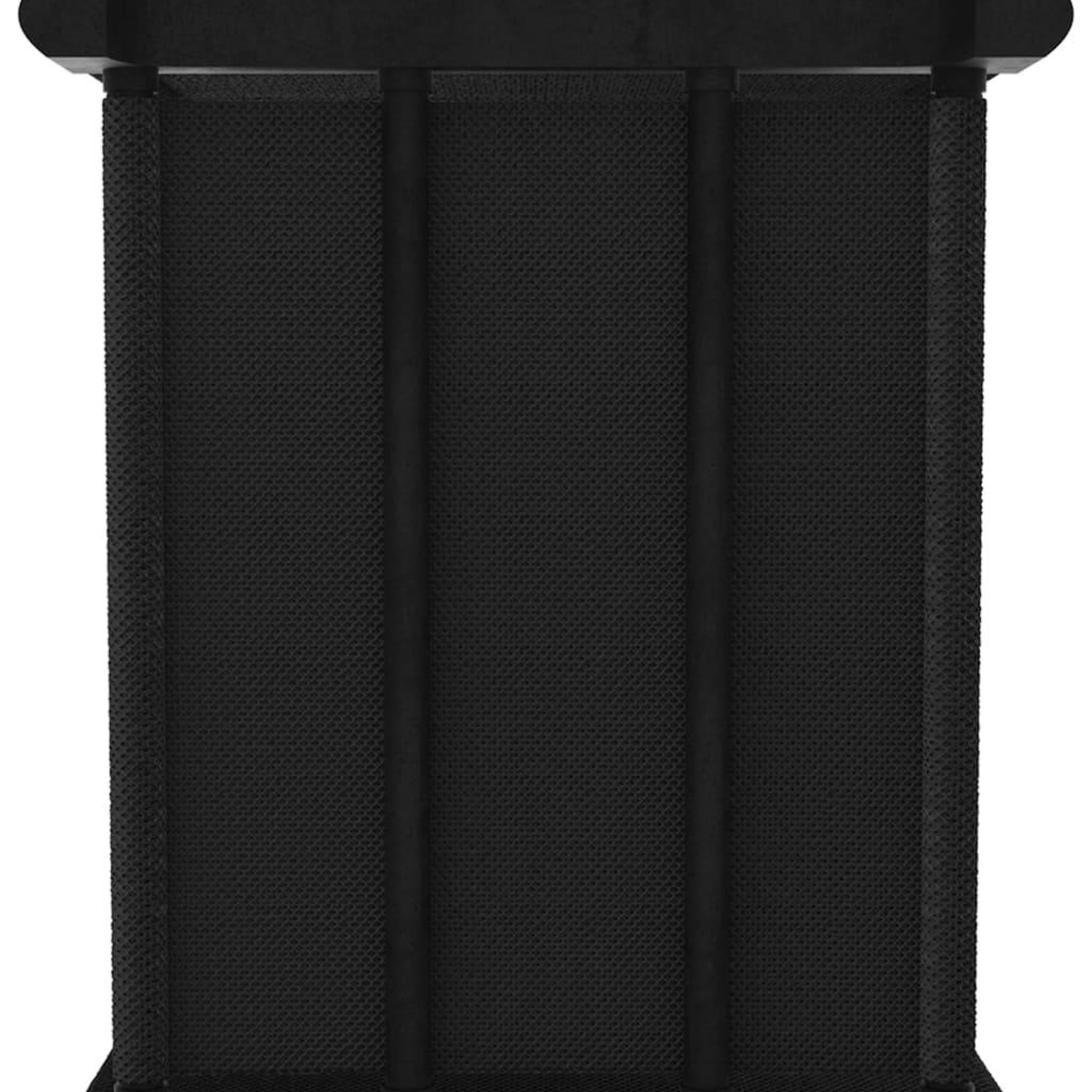 Voir la diapositive 5 : VIDAXL Etagere d'affichage 5 cubes et boîtes Noir 103x30x72,5 cm Tissu