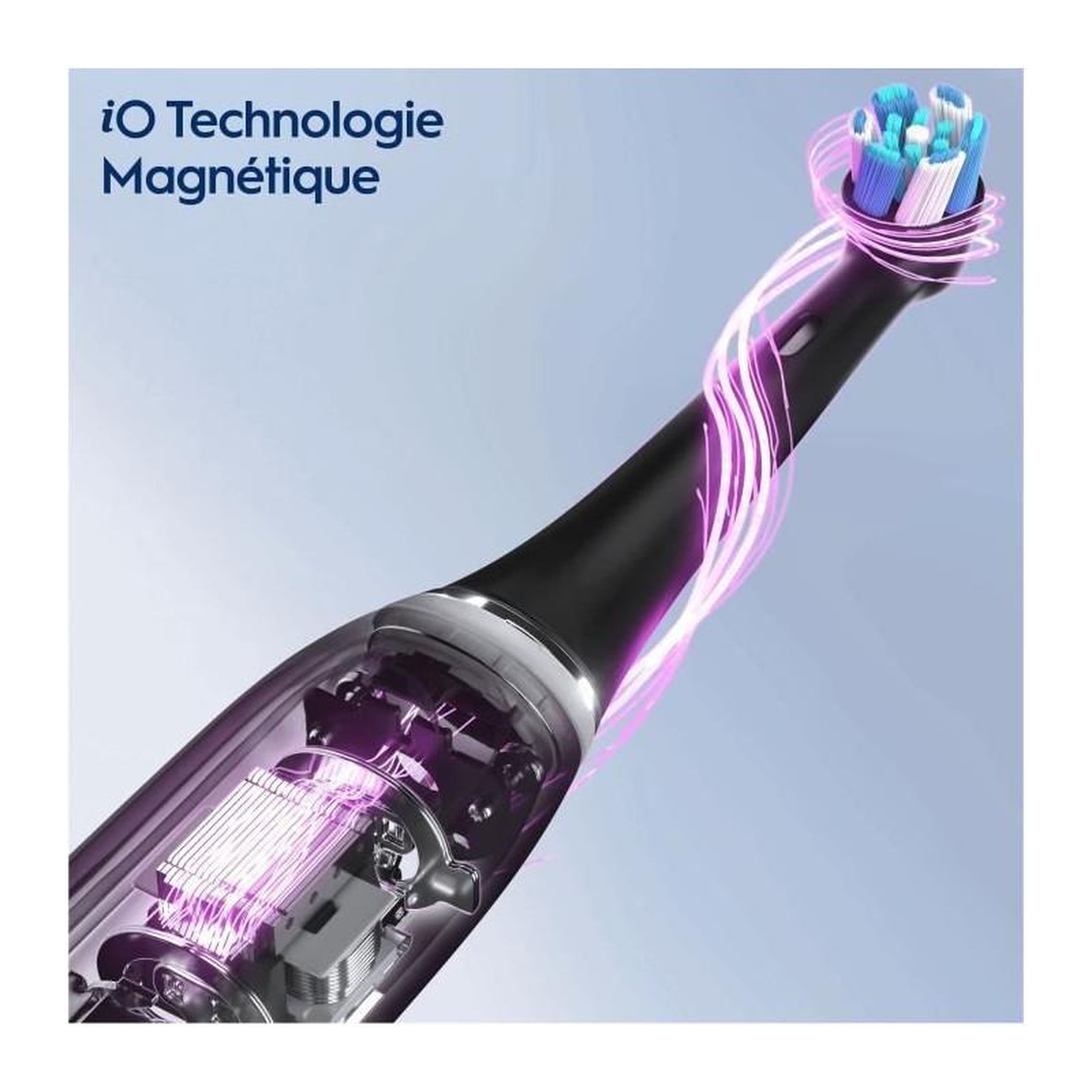 Voir la diapositive 3 : ORAL B Brosse a dents électrique ORAL-B iO5 connectée - 80363971 - noir - sans fil