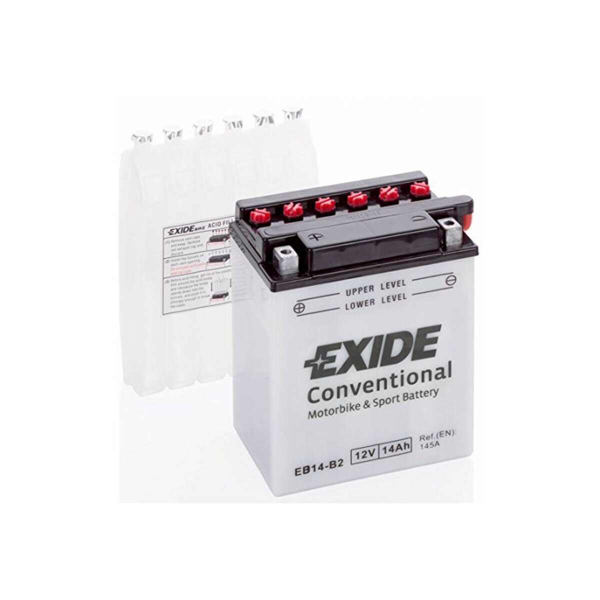 EXIDE Batterie moto Exide EB14-B2 YB14-B2 12v 14ah 180A