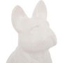 Voir la diapositive 2 : ATMOSPHERA Statuette Déco  Bulldog  23cm Blanc