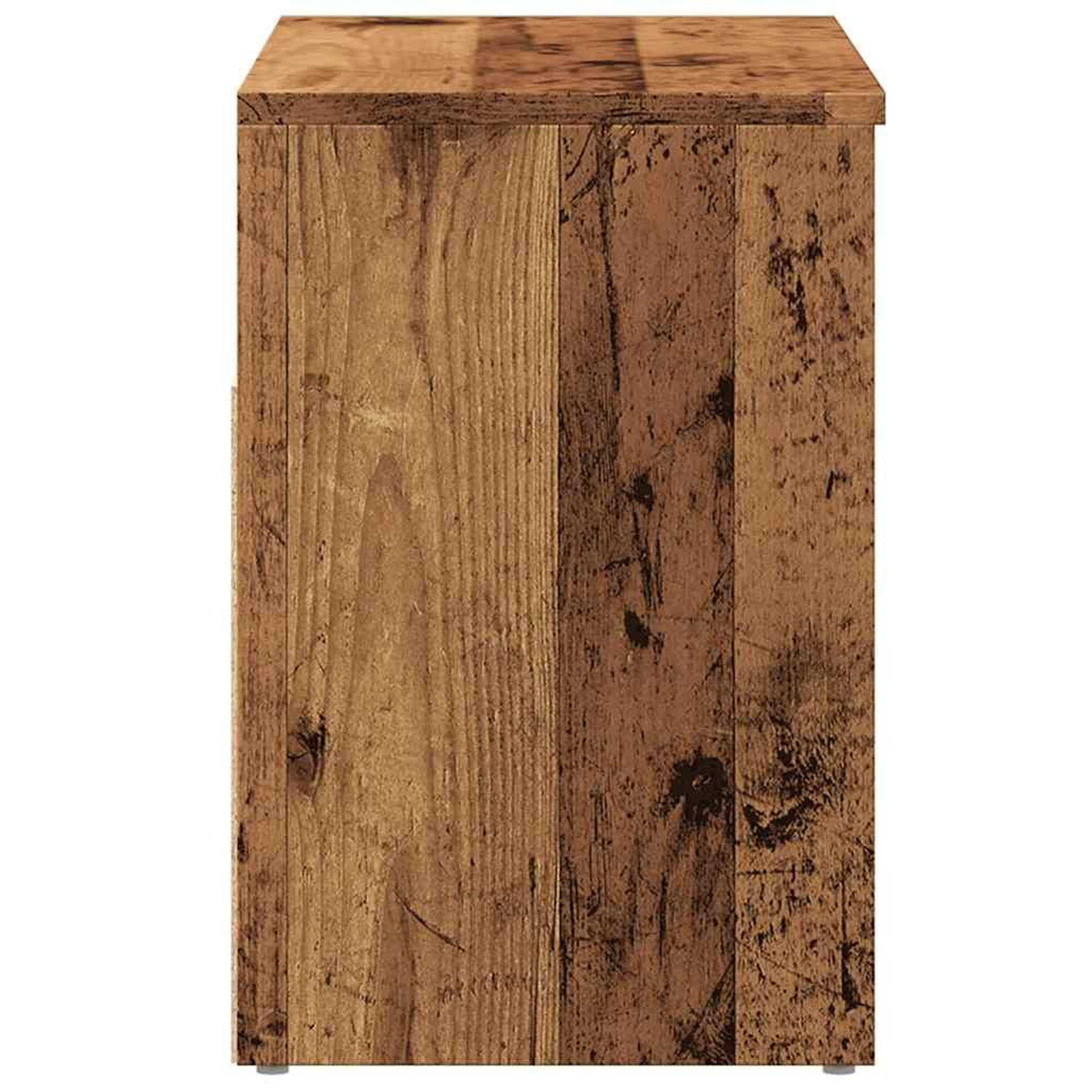 Voir la diapositive 5 : VIDAXL Banc a chaussures vieux bois 60x30x45 cm bois d'ingenierie