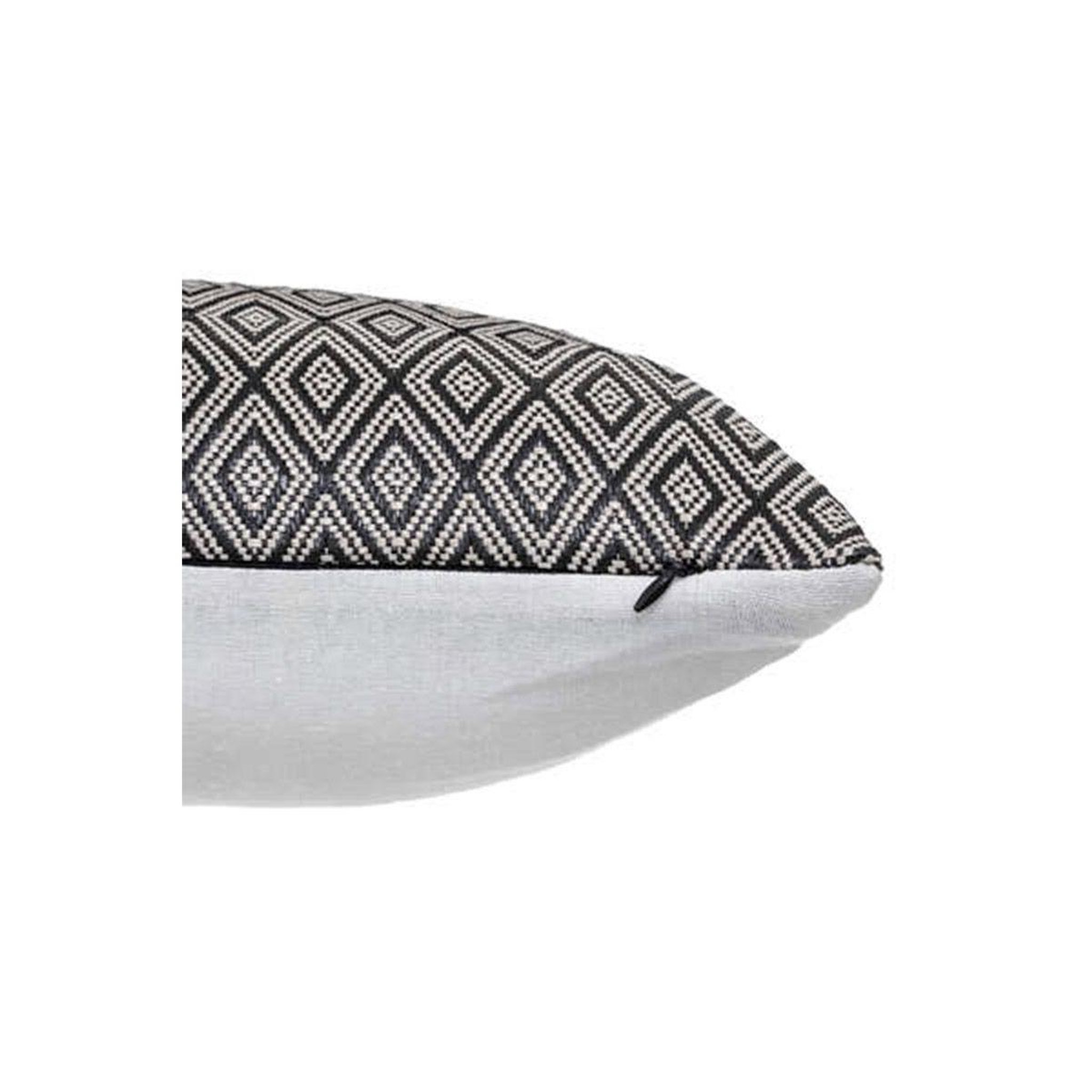 Voir la diapositive 2 : ATMOSPHERA Coussin déco imprimé  homaa  40x40cm gris