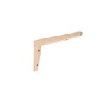 CIME Equerre moderne hêtre brut, 15x25cm