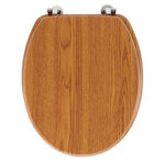 Paris Prix Abattant WC Effet Bois  Strata  46cm Naturel