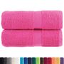Voir la diapositive 2 : VIDAXL Serviettes d invité de qualité supérieure SOLUND 2 pcs rose