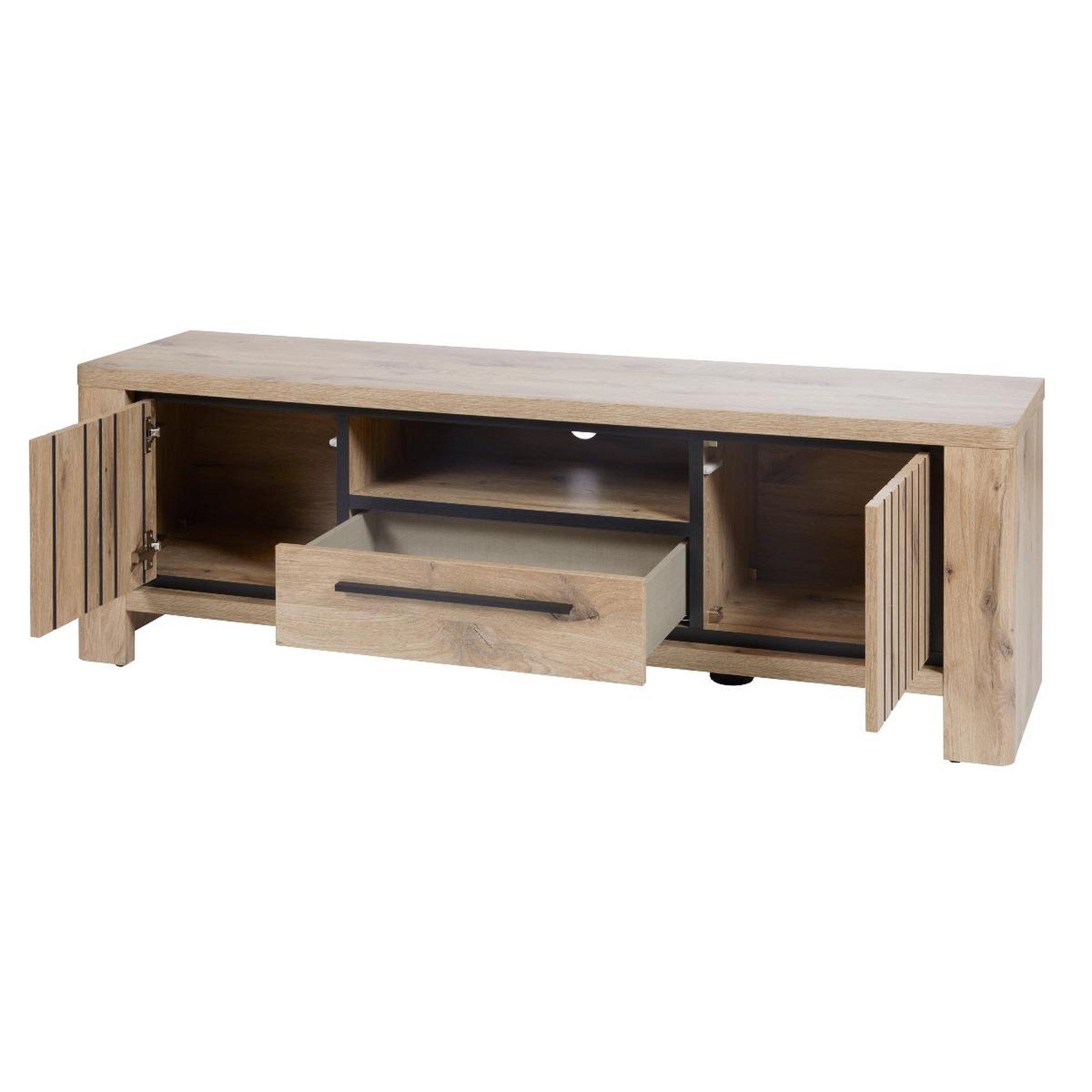 Voir la diapositive 4 : JLC KREATION Grand meuble tv industriel 170cm santorini